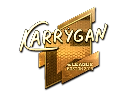 Sticker karrigan (Gold) | Boston 2018 preview