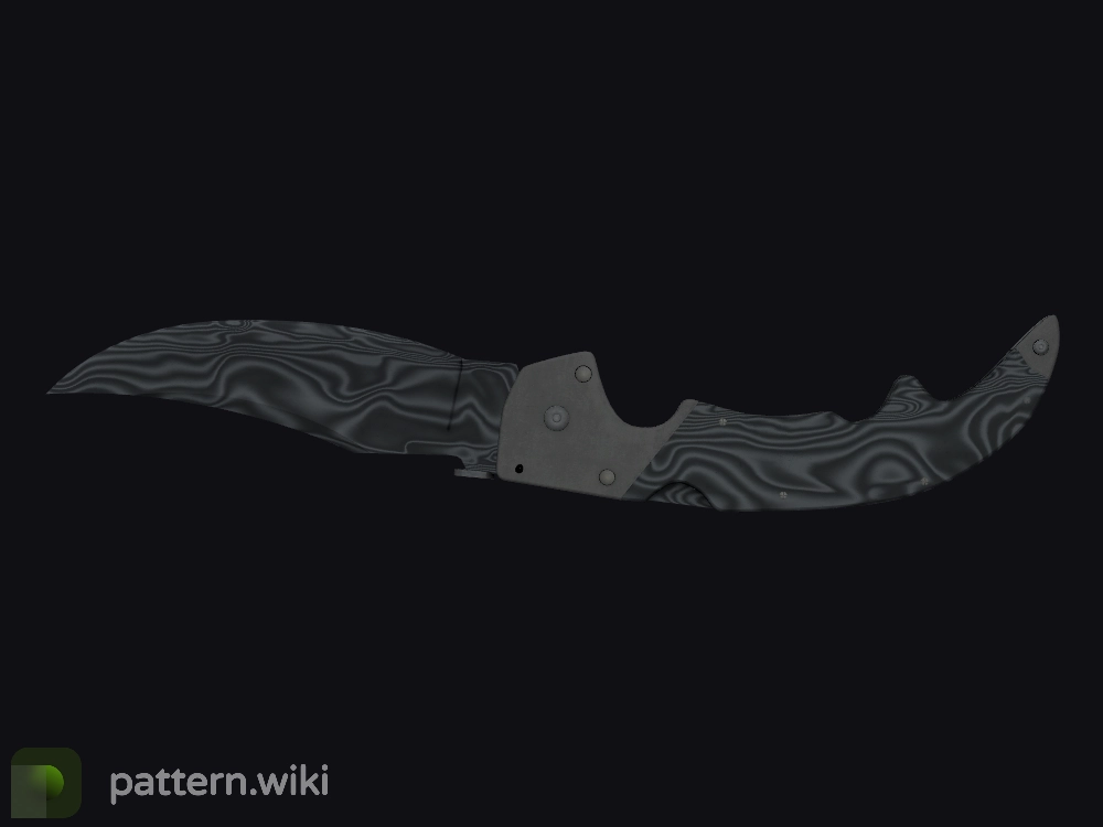 Falchion Knife Damascus Steel seed 740