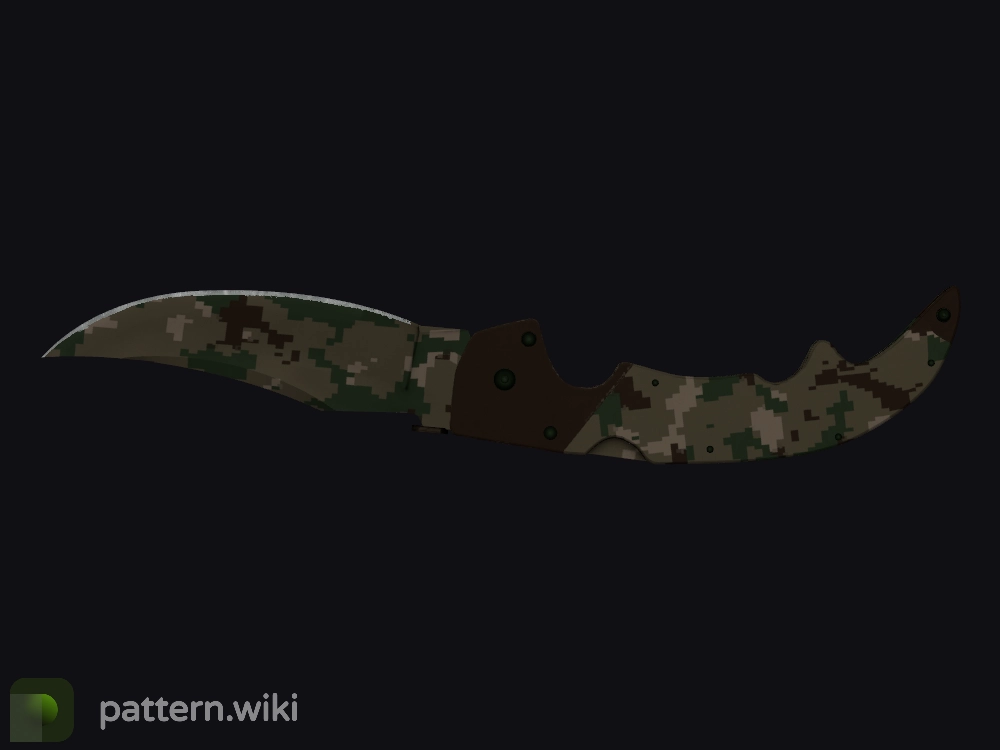 Falchion Knife Forest DDPAT seed 351