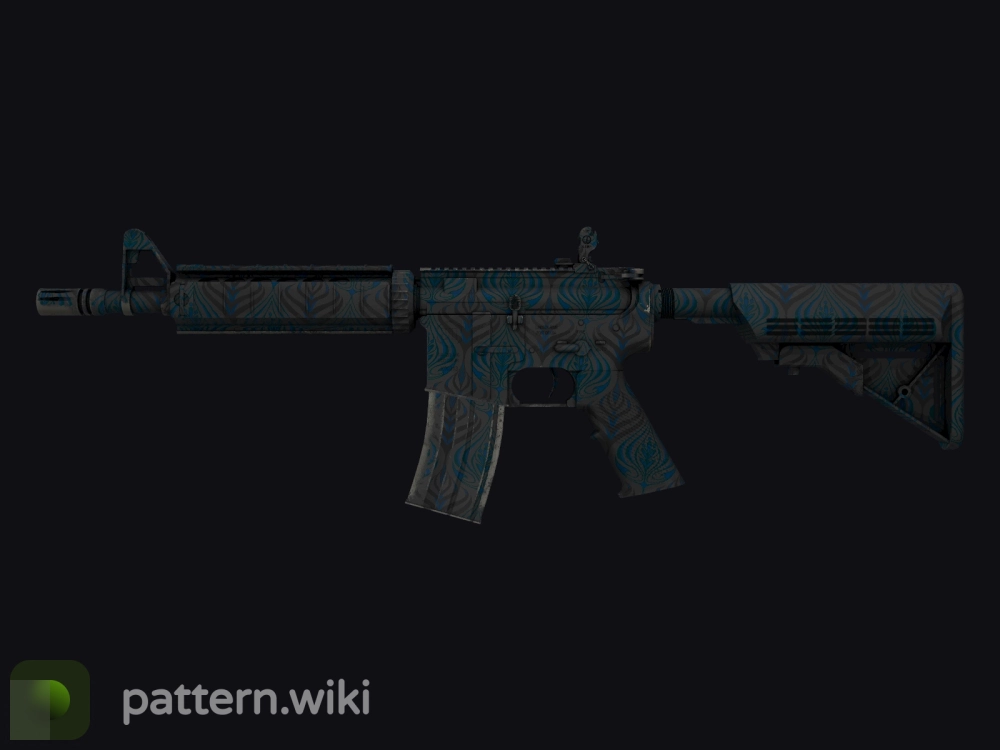 M4A4 Dark Blossom seed 472