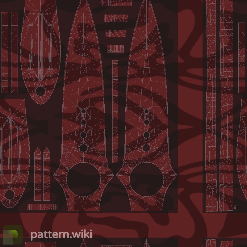 Skeleton Knife Slaughter seed 346 pattern template