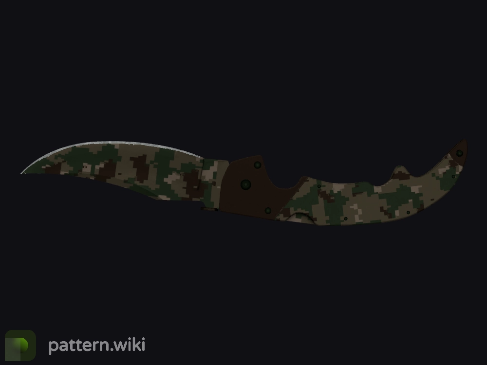 Falchion Knife Forest DDPAT seed 348