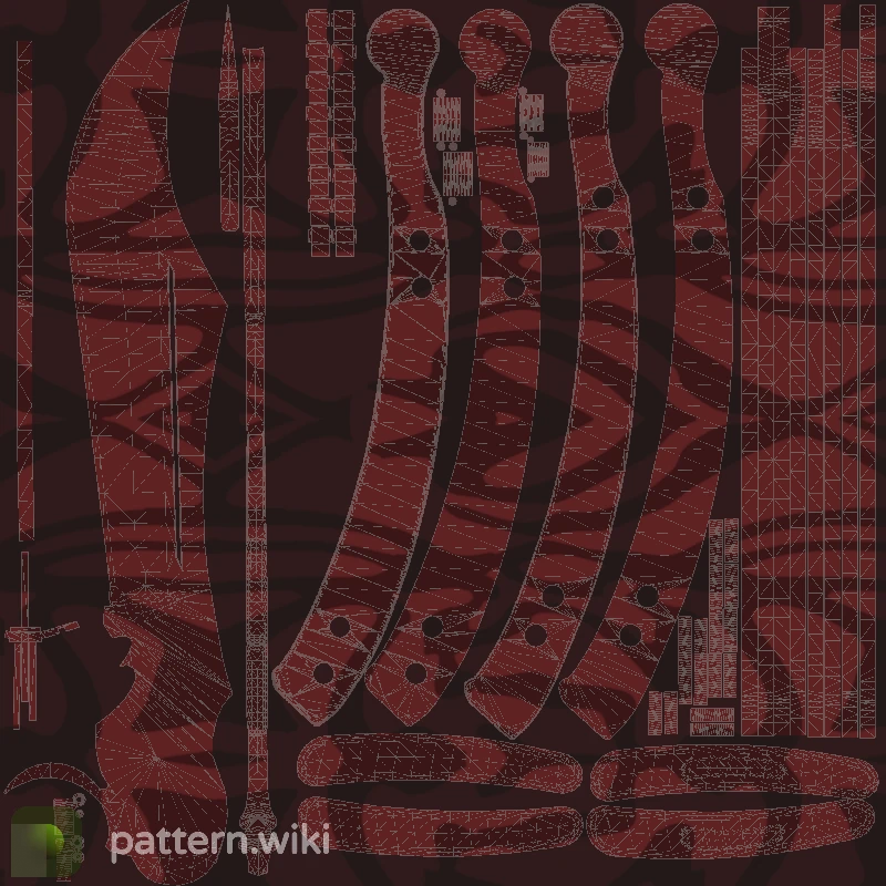 Butterfly Knife Slaughter seed 119 pattern template