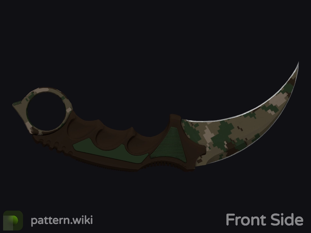 Karambit Forest DDPAT seed 734