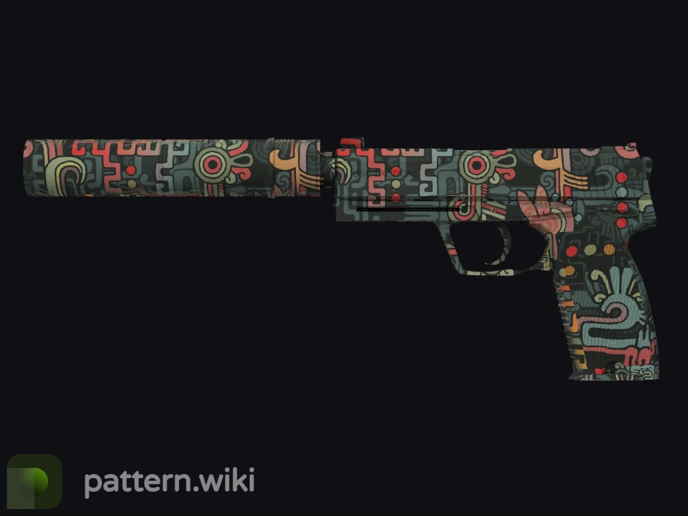 USP-S Ancient Visions seed 973