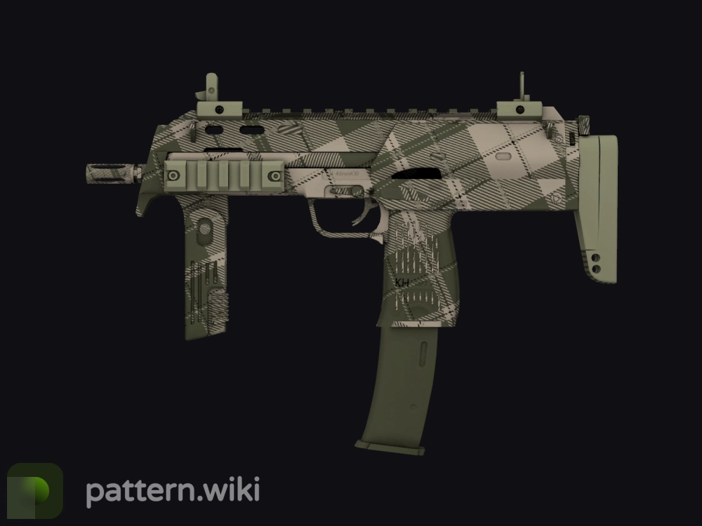 MP7 Olive Plaid seed 943