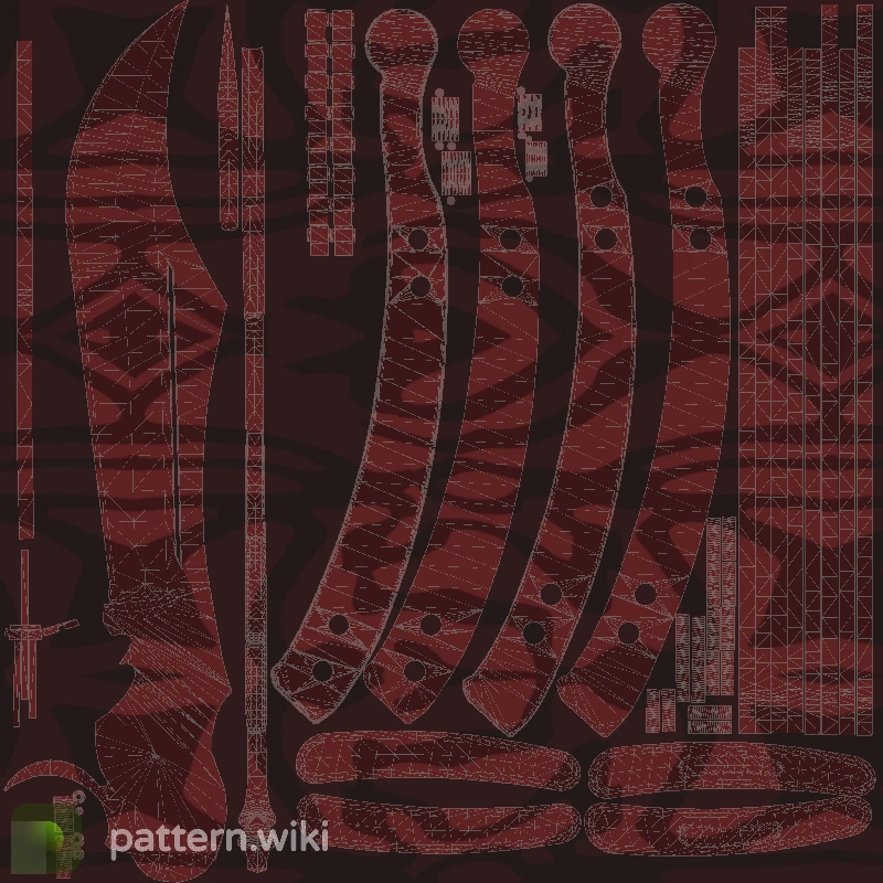 Butterfly Knife Slaughter seed 356 pattern template