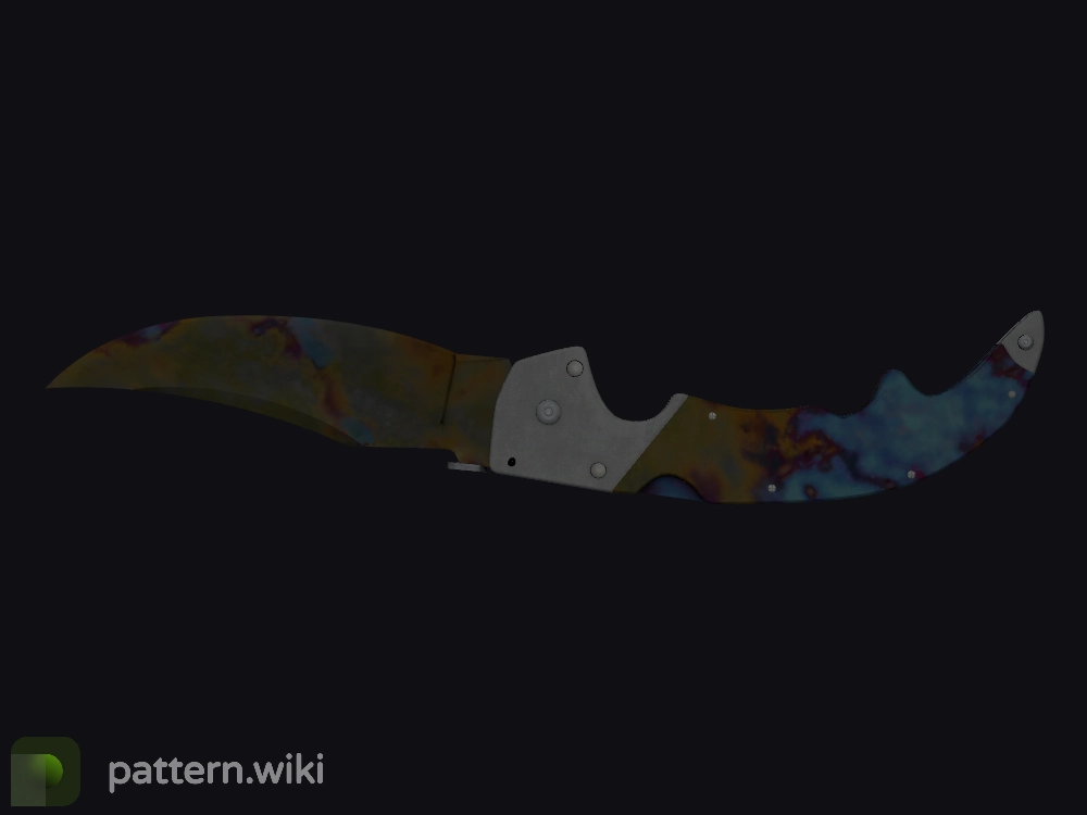 Falchion Knife Case Hardened seed 504