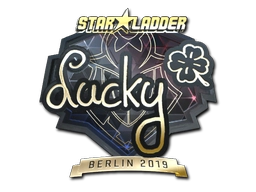 Sticker Lucky (Gold) | Berlin 2019 preview