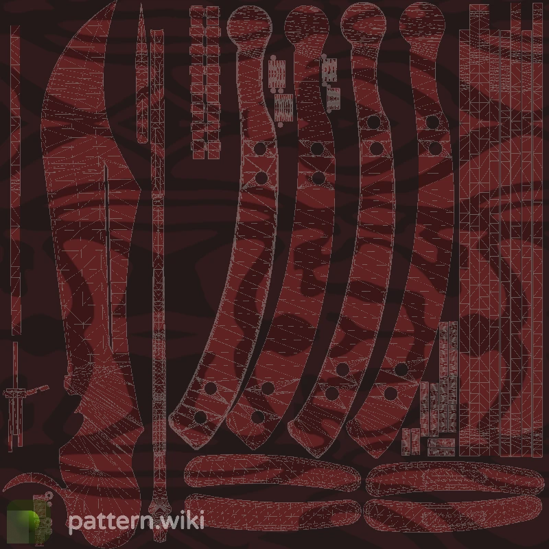 Butterfly Knife Slaughter seed 585 pattern template