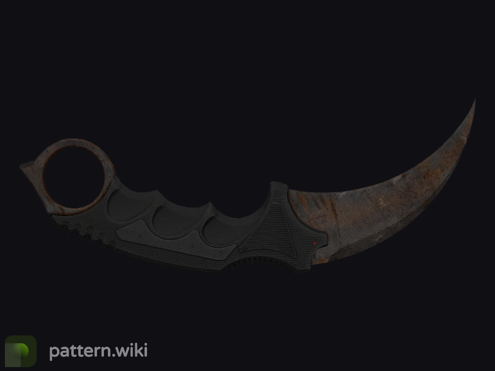 Karambit Rust Coat seed 986