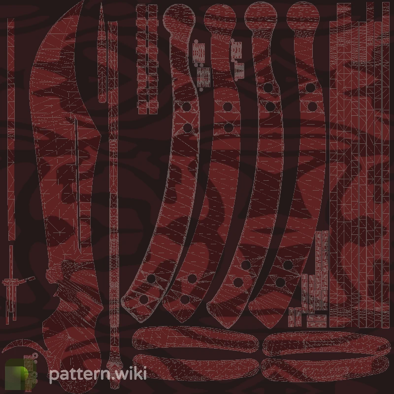 Butterfly Knife Slaughter seed 443 pattern template