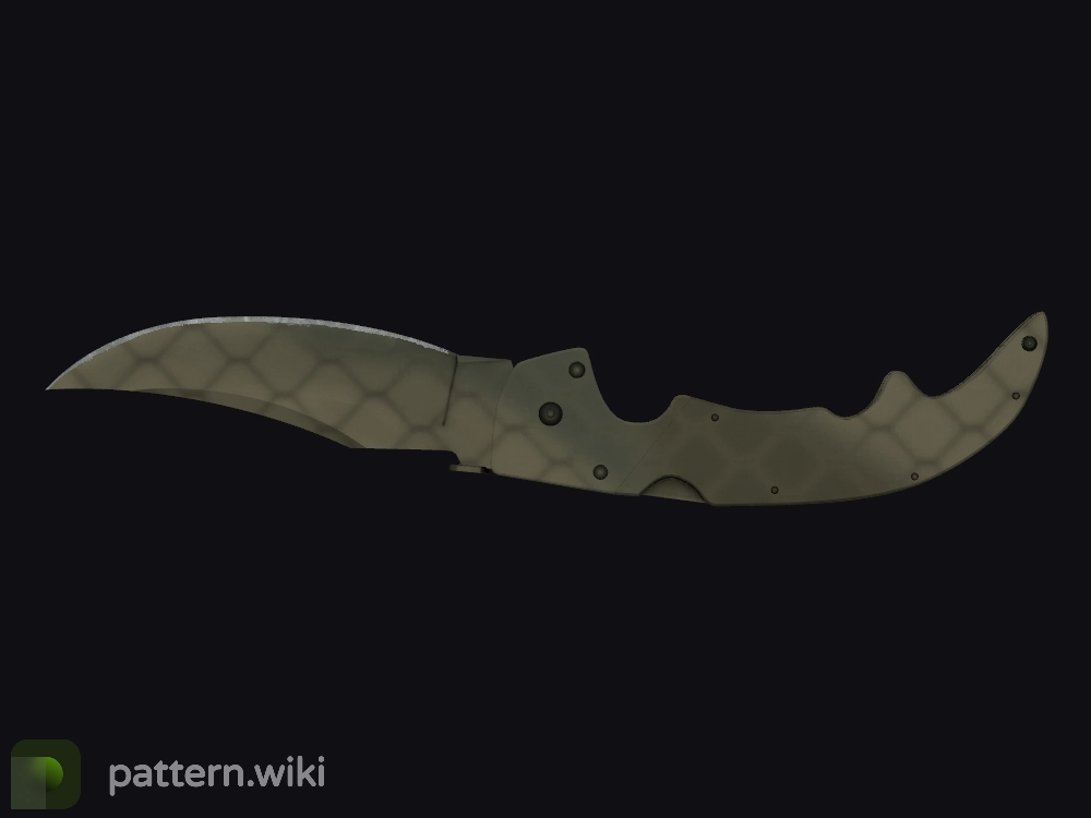 Falchion Knife Safari Mesh seed 329