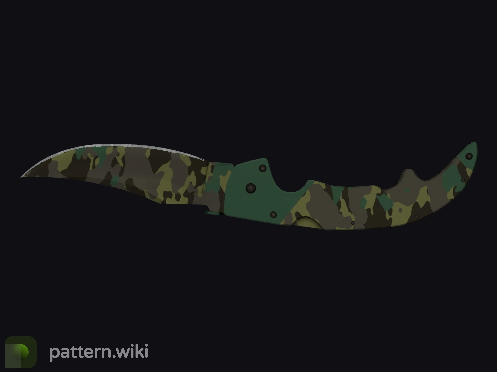 Falchion Knife Boreal Forest seed 153