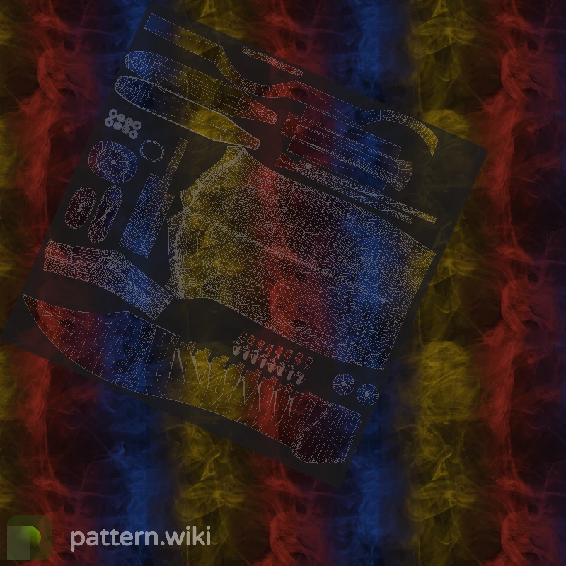 Bowie Knife Marble Fade seed 321 pattern template