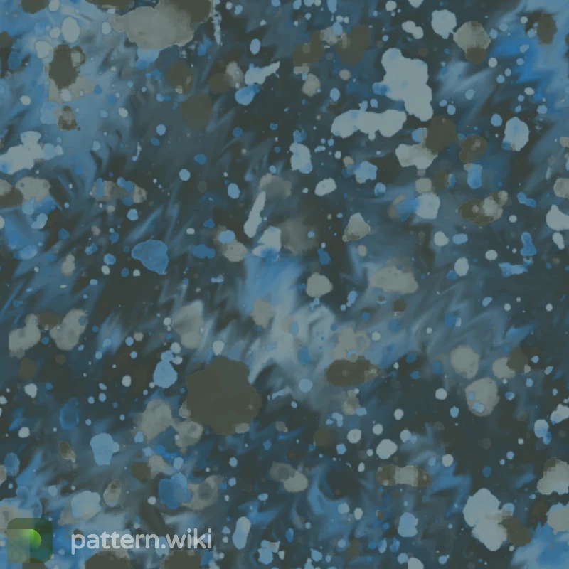 FAMAS Cyanospatter seed 0 pattern template