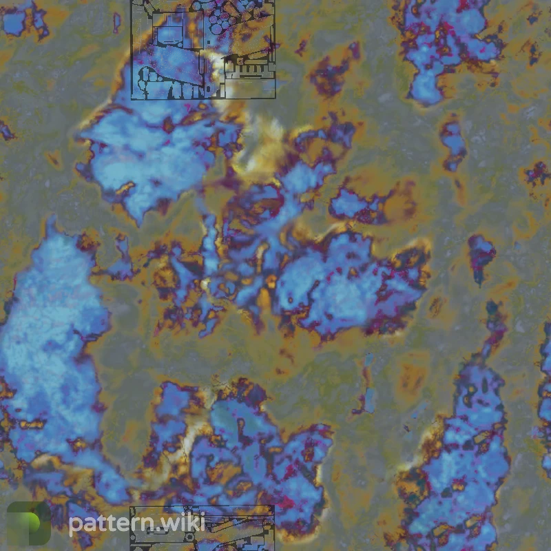 Five-SeveN Case Hardened seed 54 pattern template