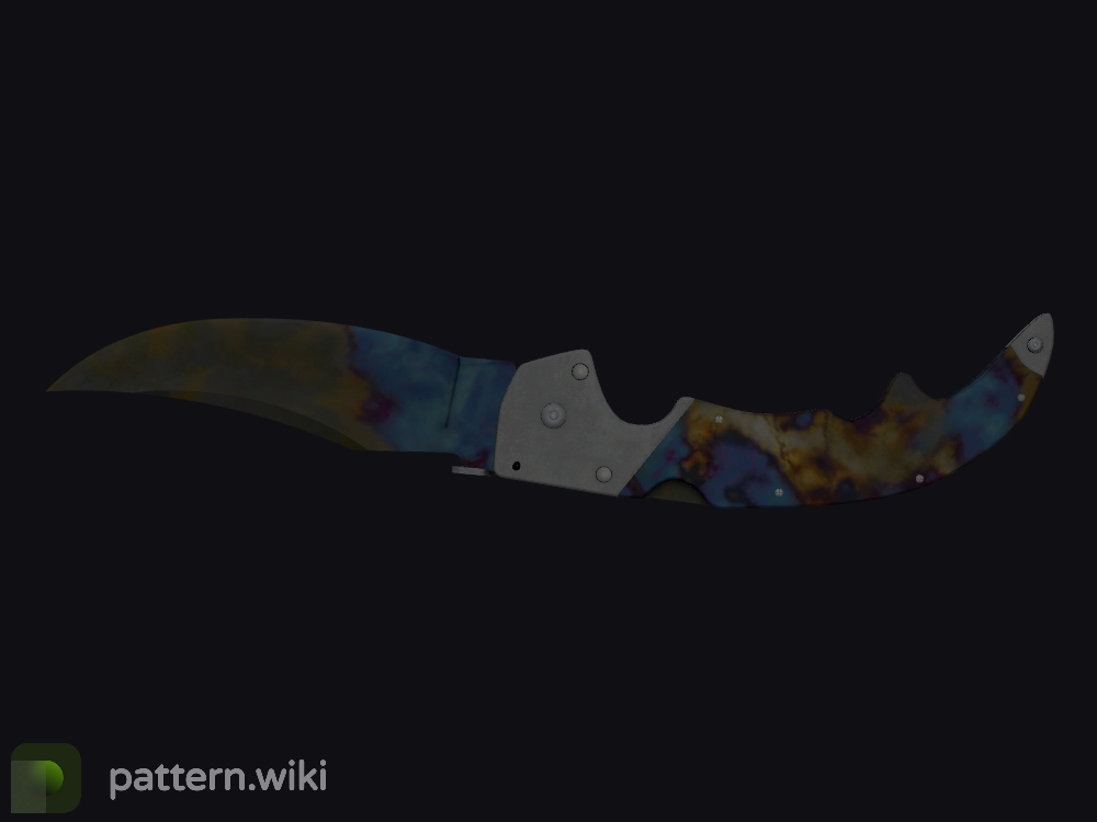 Falchion Knife Case Hardened seed 513