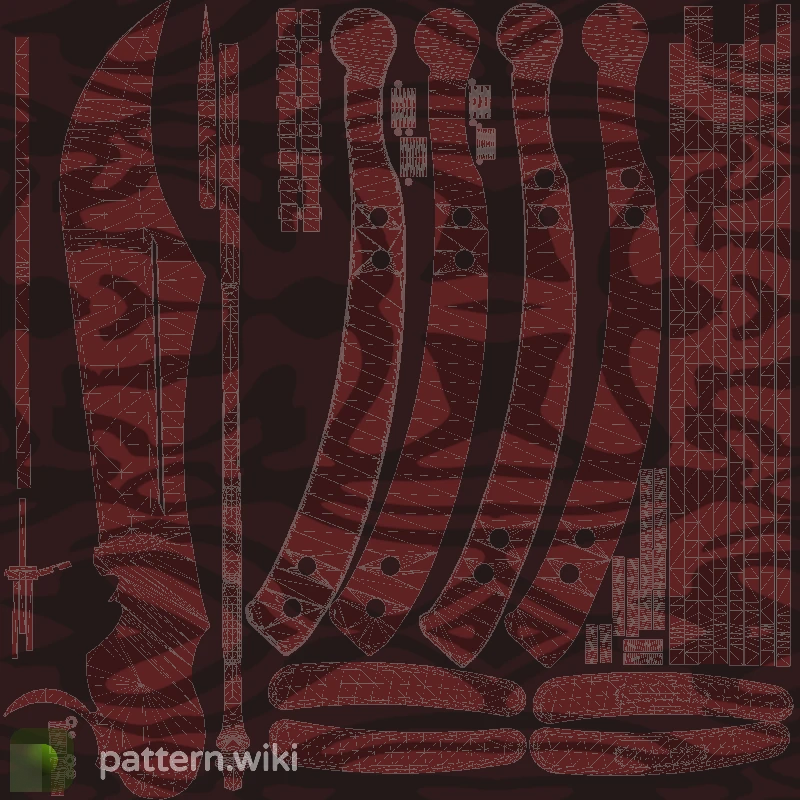 Butterfly Knife Slaughter seed 980 pattern template