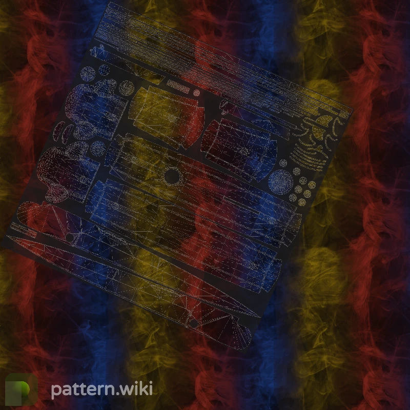 Stiletto Knife Marble Fade seed 535 pattern template