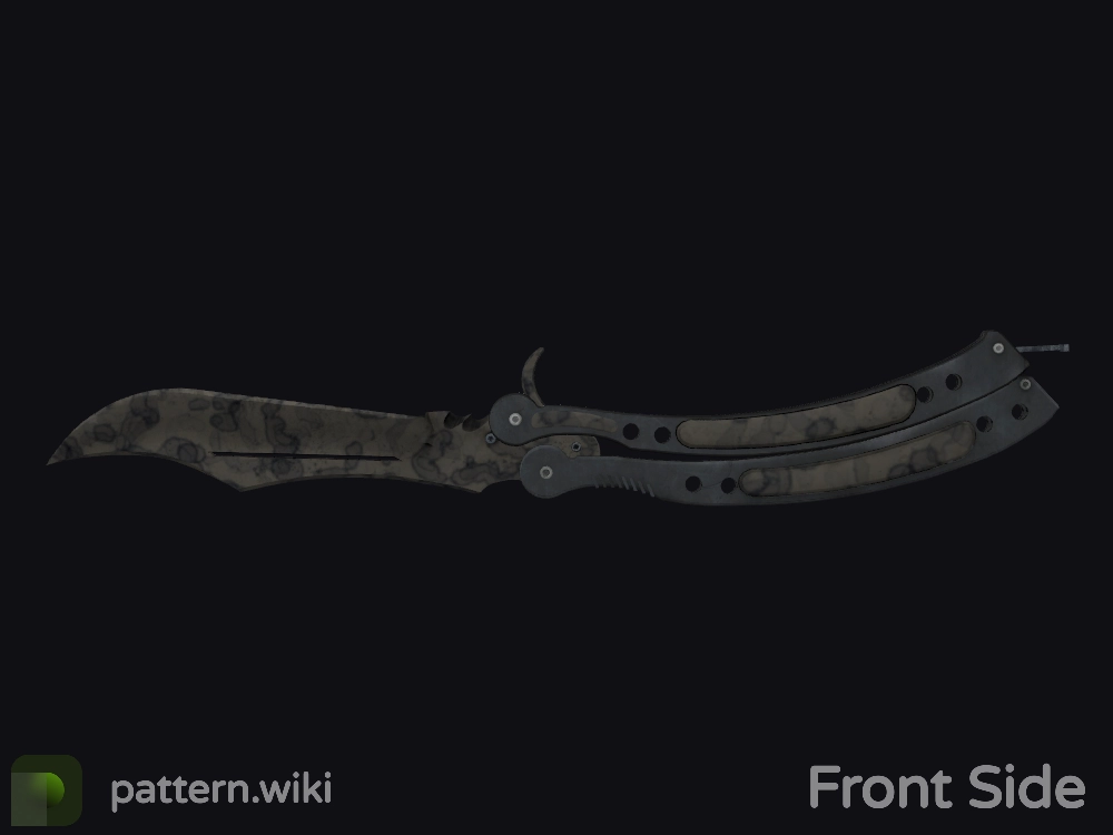 Butterfly Knife Stained seed 126