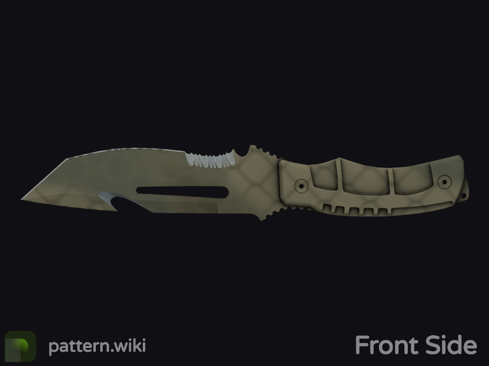 Survival Knife Safari Mesh seed 433