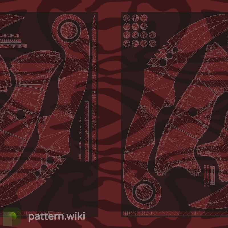 Talon Knife Slaughter seed 143 pattern template