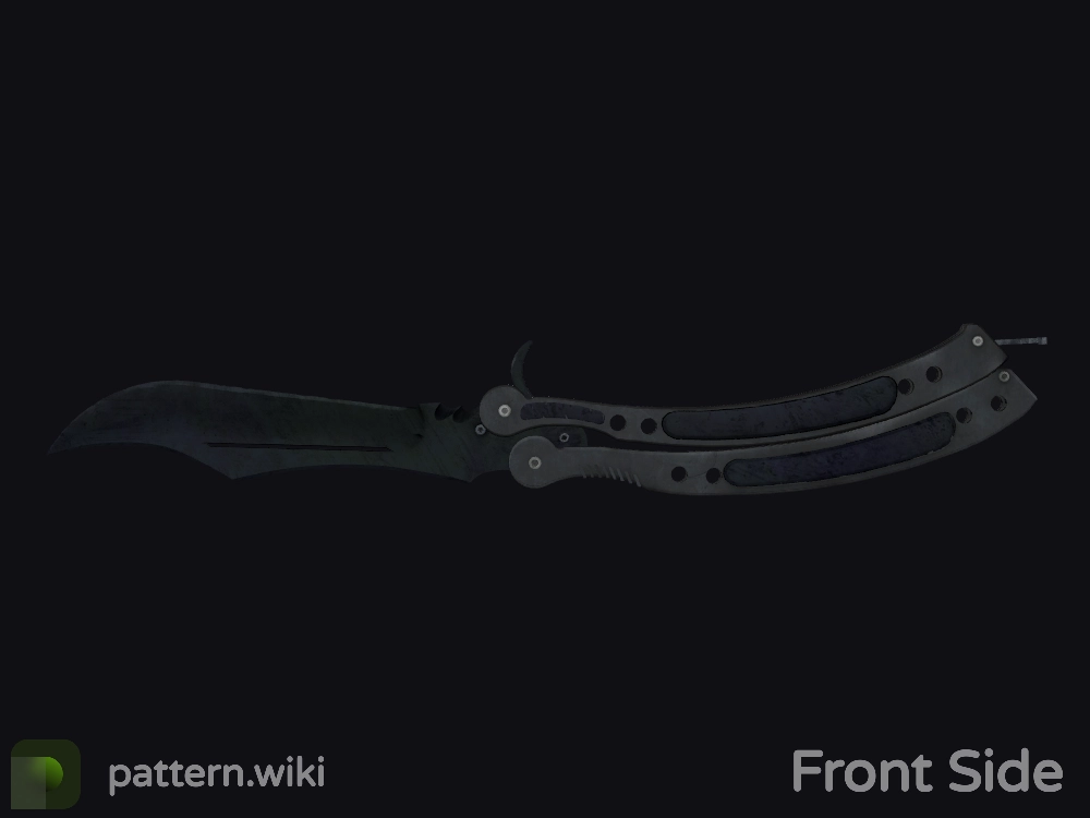 Butterfly Knife Blue Steel seed 584