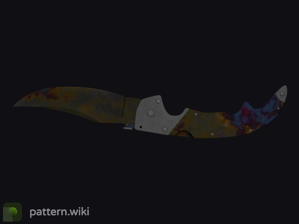 Falchion Knife Case Hardened seed 99