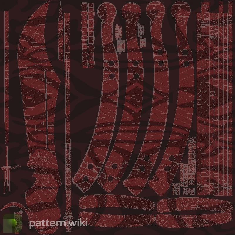 Butterfly Knife Slaughter seed 450 pattern template