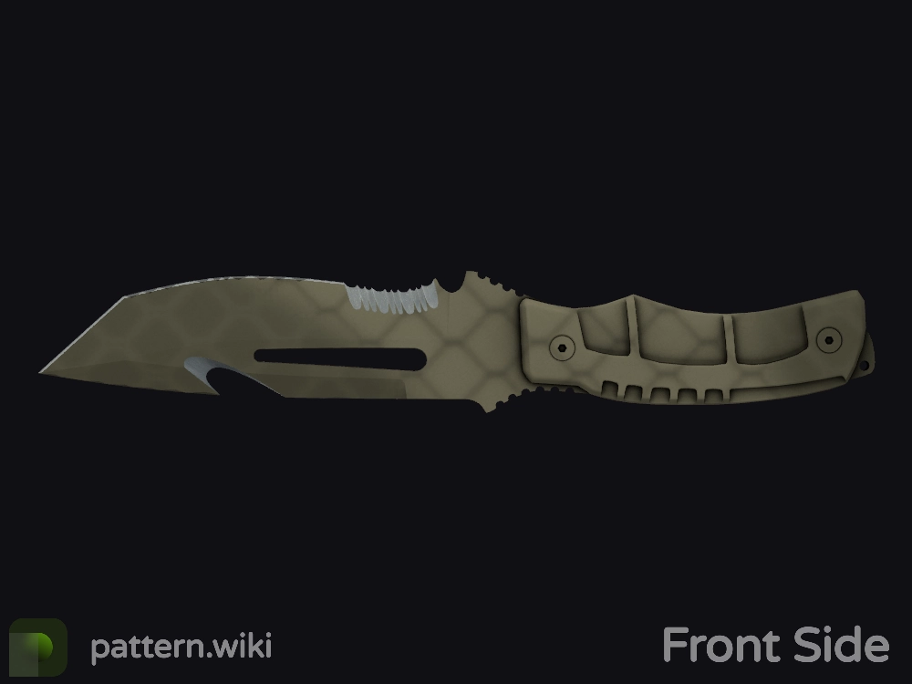 Survival Knife Safari Mesh seed 347