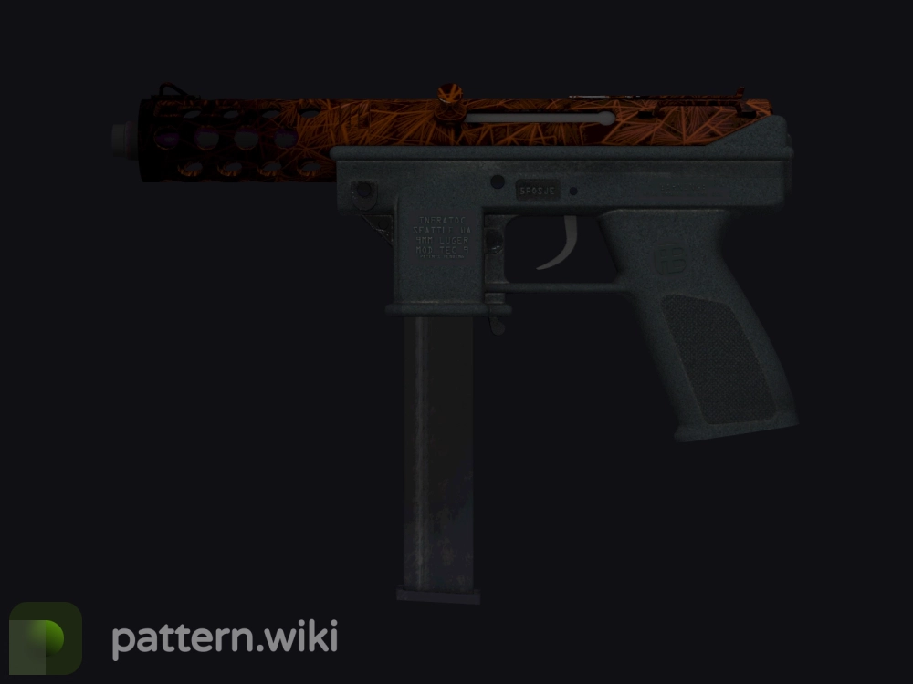 Tec-9 Red Quartz seed 254