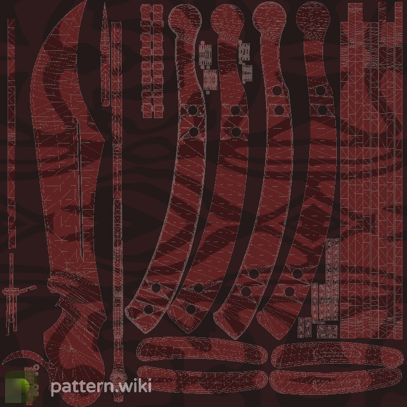 Butterfly Knife Slaughter seed 230 pattern template