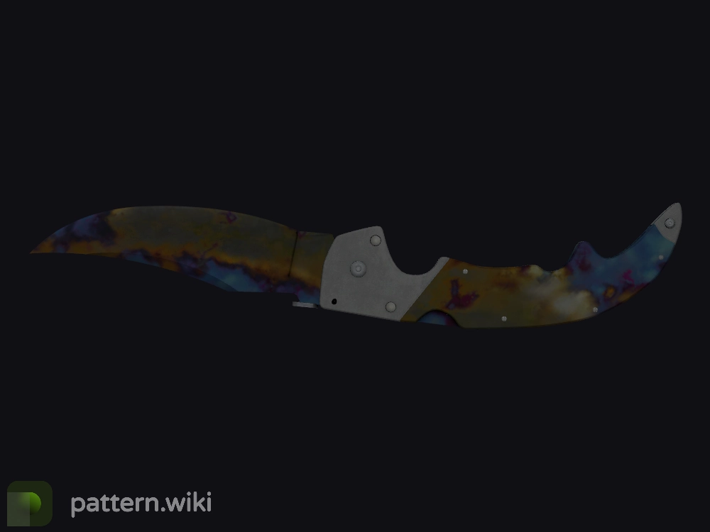 Falchion Knife Case Hardened seed 76