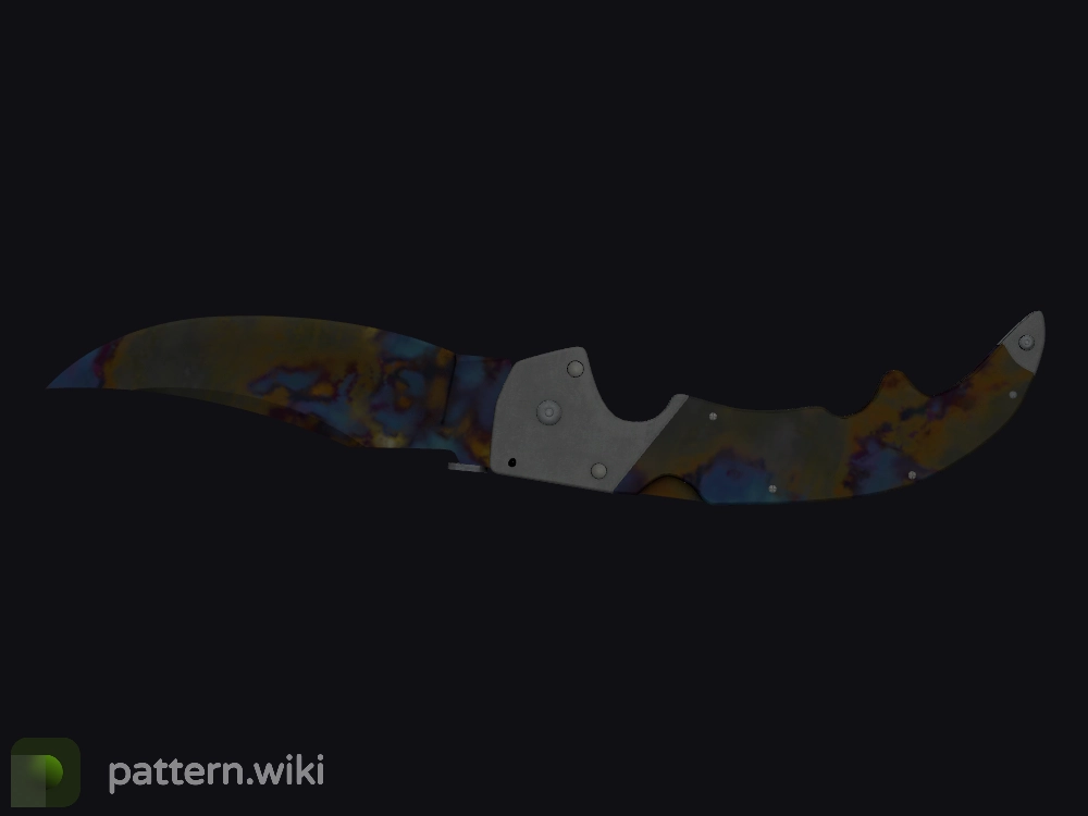 Falchion Knife Case Hardened seed 523