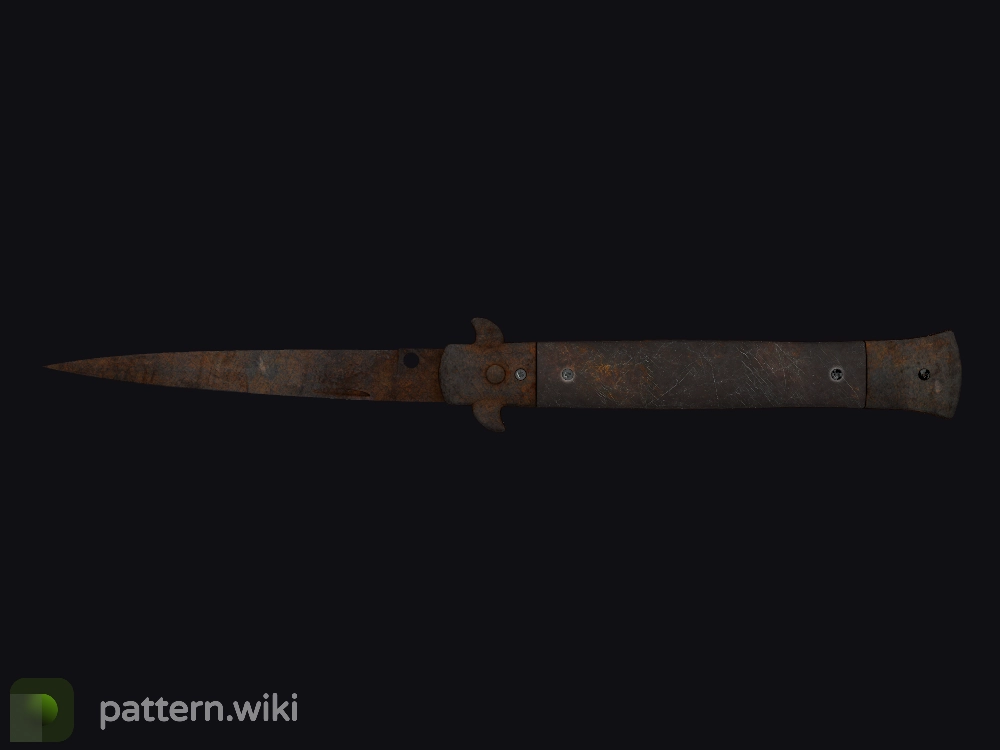 Stiletto Knife Rust Coat seed 117