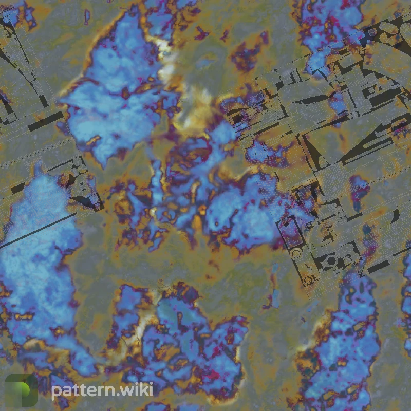 AK-47 Case Hardened seed 775 pattern template