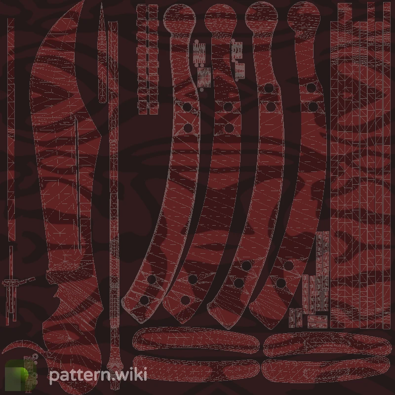 Butterfly Knife Slaughter seed 466 pattern template