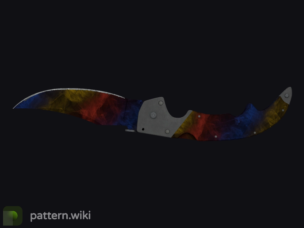 Falchion Knife Marble Fade seed 312