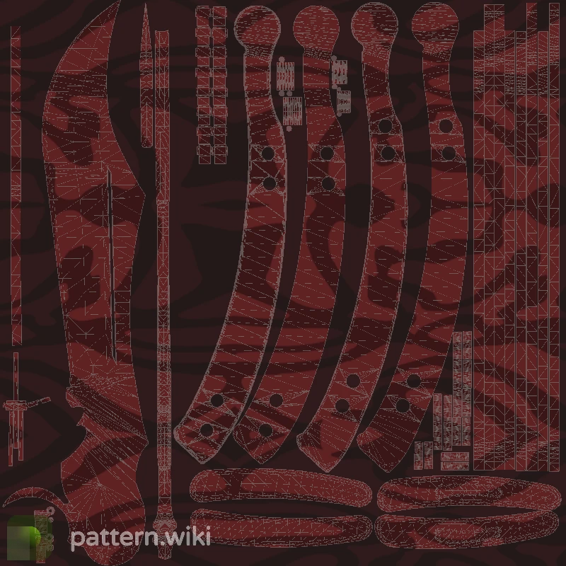 Butterfly Knife Slaughter seed 289 pattern template