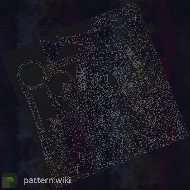 Karambit Doppler seed 189 pattern template