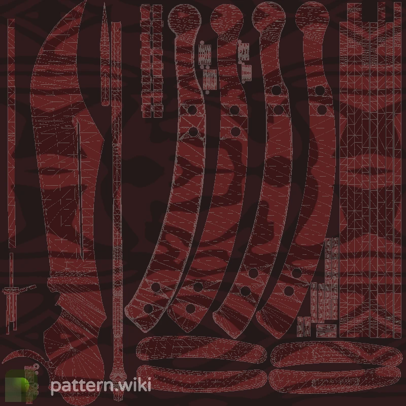 Butterfly Knife Slaughter seed 577 pattern template