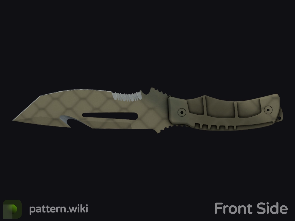 Survival Knife Safari Mesh seed 843