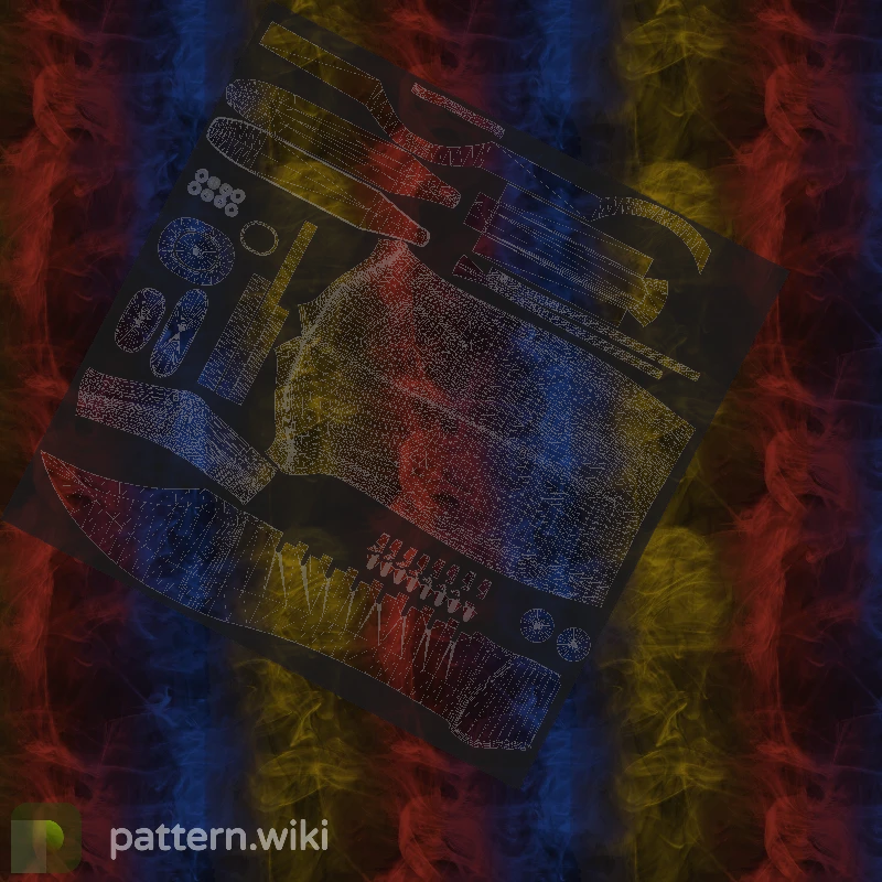 Bowie Knife Marble Fade seed 360 pattern template