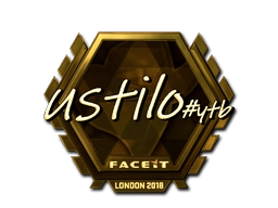 Sticker USTILO (Gold) | London 2018 preview