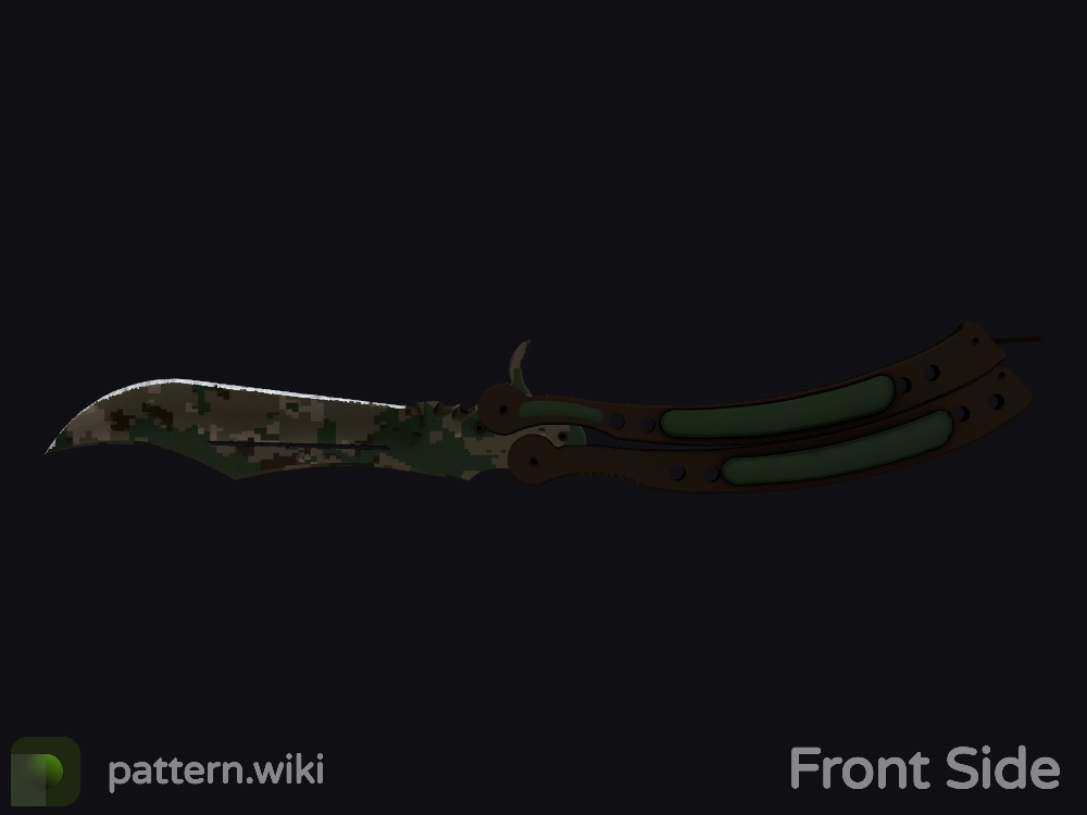 Butterfly Knife Forest DDPAT seed 11