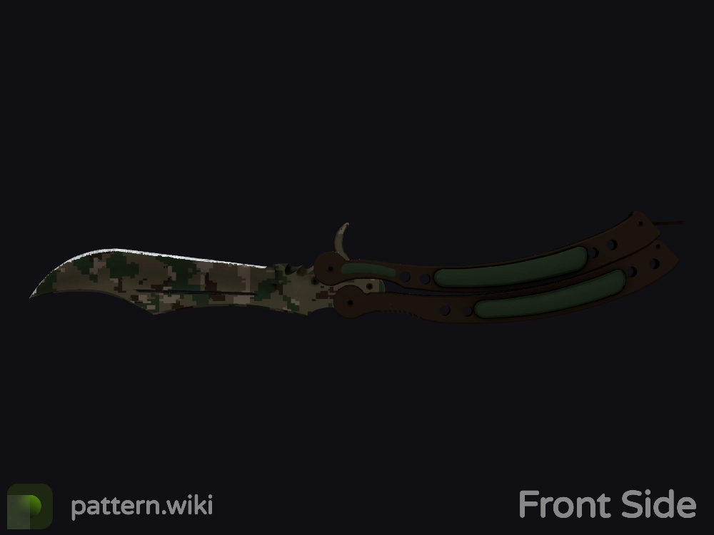 Butterfly Knife Forest DDPAT seed 181