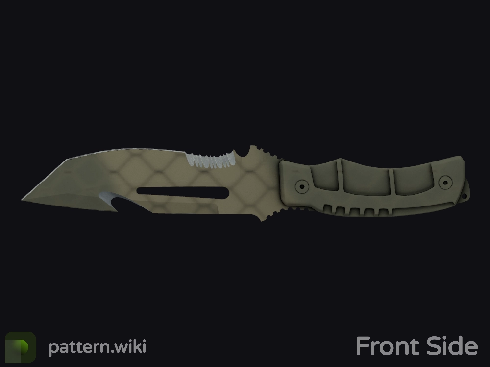 Survival Knife Safari Mesh seed 574