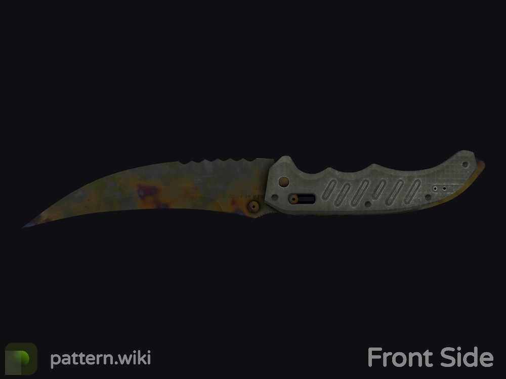 Flip Knife Case Hardened seed 990