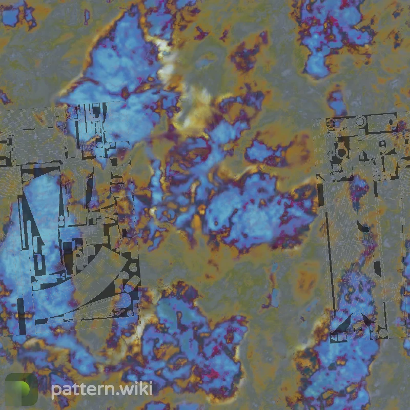 AK-47 Case Hardened seed 311 pattern template